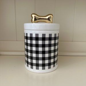 Ceramic Dog Treat Canister